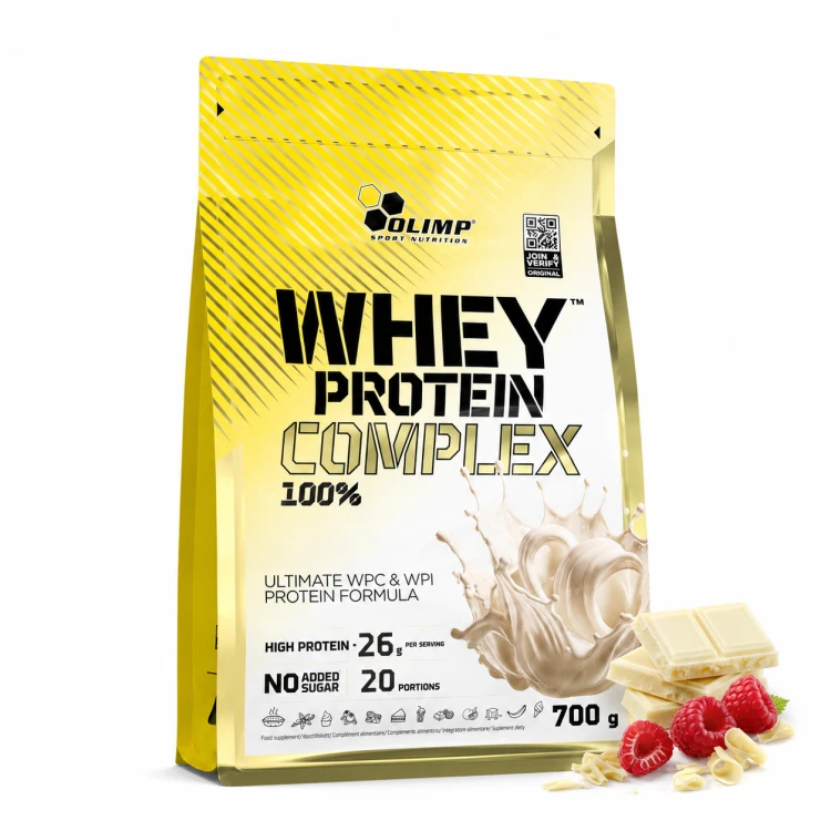 Whey Protein Complex 700gBiała Czekolada z maliną  Zdrowapaczka.eu.png