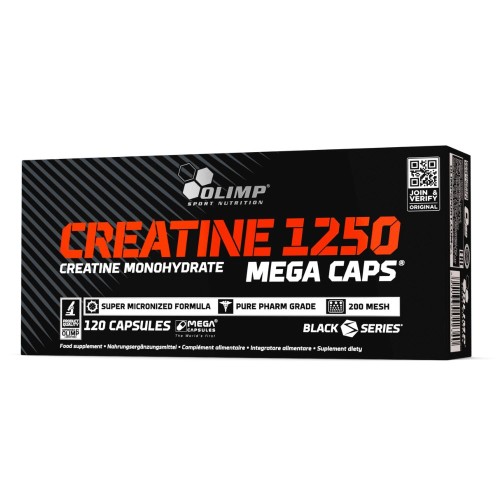 OLIMP Creatine 1250 Mega Caps 120 kapsułek – przód opakowania