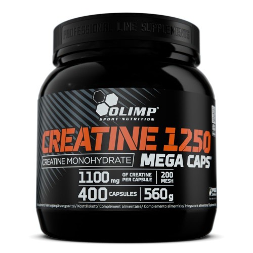 OLIMP Creatine 1250 Mega Caps 400 kapsułek – przód opakowania