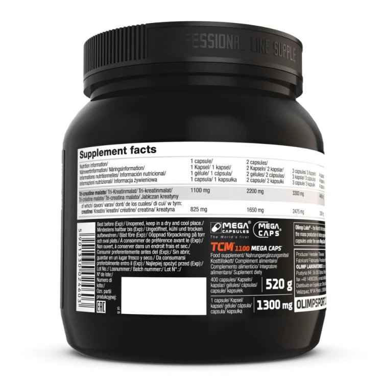 OLIMP TCM 1100 Mega Caps – skład i informacje o produkcie