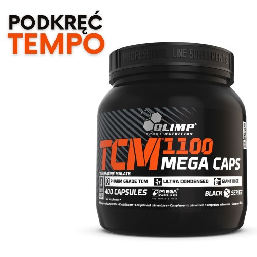 OLIMP TCM 1100 Mega Caps 400 kapsułek – jabłczan kreatyny