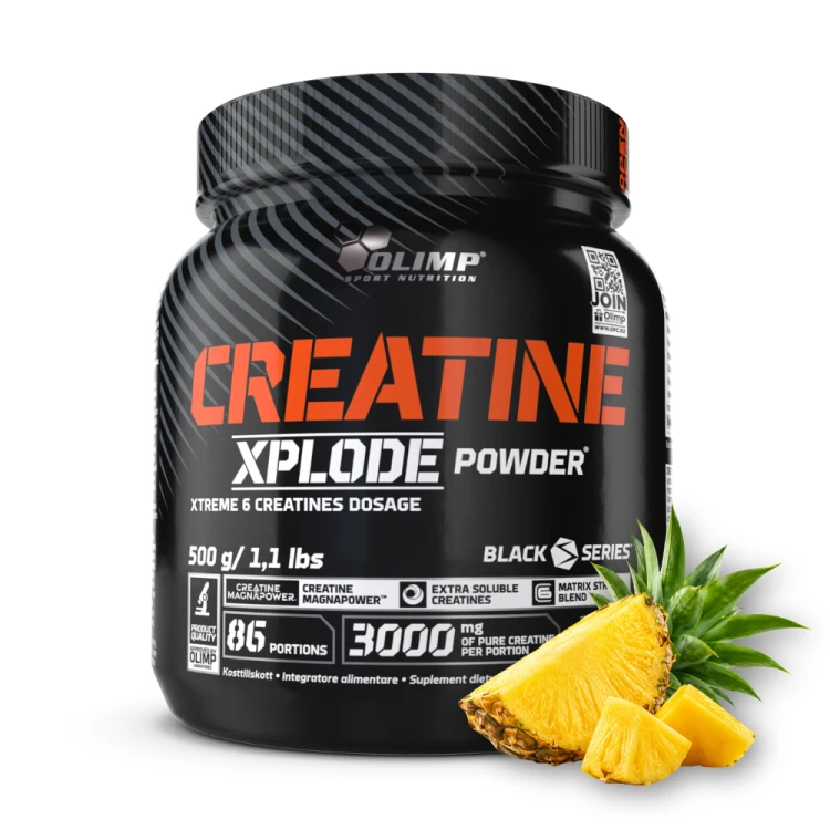 OLIMP Creatine Xplode Powder 500 g – smak ananas