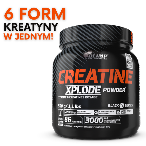 OLIMP Creatine Xplode Powder 500 g – stack 6 form kreatyny