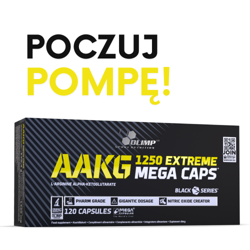 OLIMP AAKG 1250 Extreme Mega Caps 120 kapsułek – arginina AAKG
