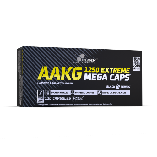 OLIMP AAKG 1250 Extreme Mega Caps 120 kapsułek – przód opakowania