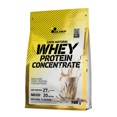 OLIMP 100% Natural Whey Protein Concentrate 700 g – opakowanie z przodu