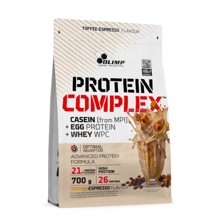 OLIMP Protein Complex Toffee Espresso 700 g – toffi i kawa