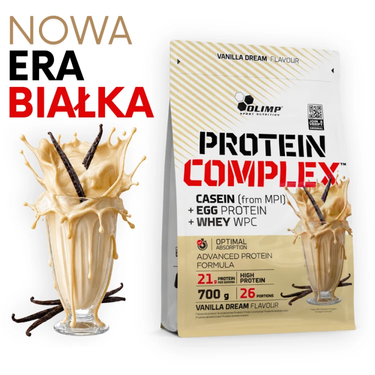 OLIMP Protein Complex 700 g – odżywka białkowa MPI + białko jaj + WPC