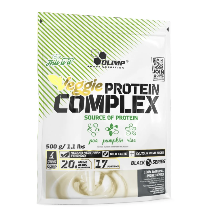 OLIMP Veggie Protein Complex 500 g Naturalny – opakowanie produktu