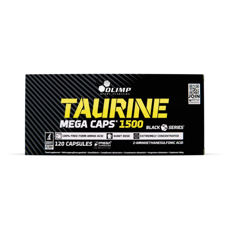 OLIMP Taurine Mega Caps 1500 120 kapsułek – opakowanie produktu