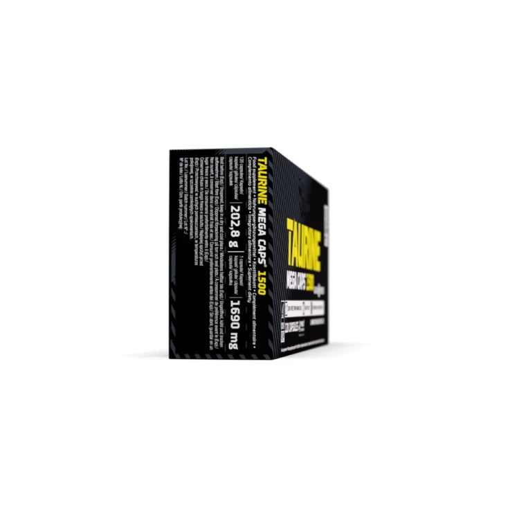 OLIMP Taurine Mega Caps 1500 – bok opakowania