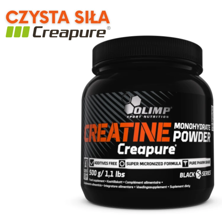 OLIMP Creatine Monohydrate Powder Creapure® 500 g – czysta siła monohydratu kreatyny