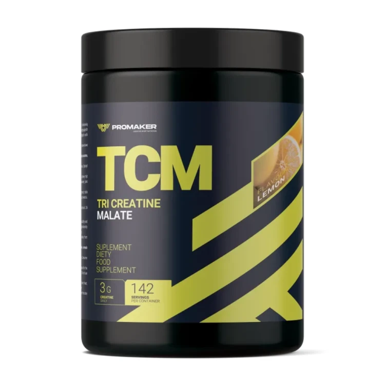 PROMAKER TCM Tri Creatine Malate jabłczan kreatyny 500 g lemon.png