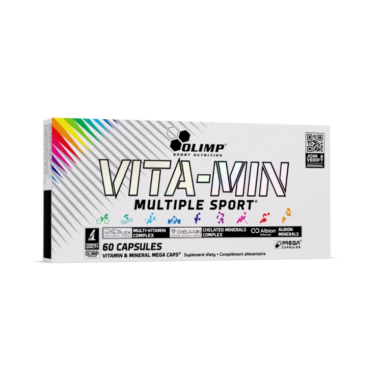 OLIMP Vita-Min Multiple Sport Mega Caps 60 kapsułek – przód opakowania