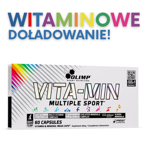 OLIMP Vita-Min Multiple Sport Mega Caps 60 kapsułek – witaminy i minerały dla aktywnych