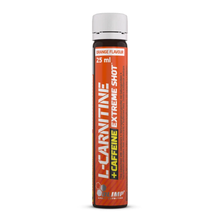 OLIMP L-Carnitine + Caffeine Extreme Shot – L-karnityna z kofeiną 25 ml pomarańcza.png