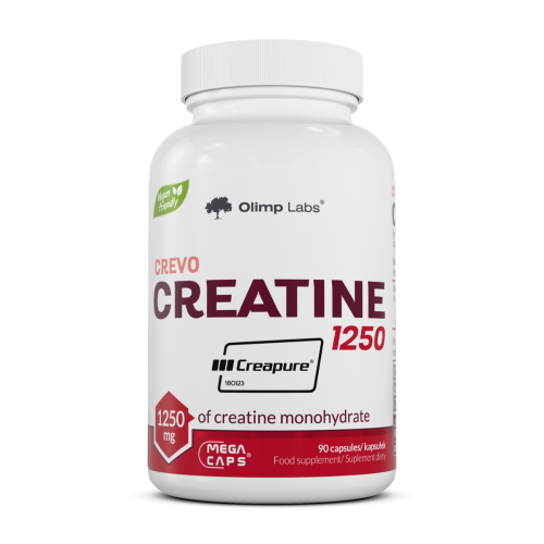 OLIMP Crevo Creatine 1250 Creapure 90 kapsułek – przód opakowania