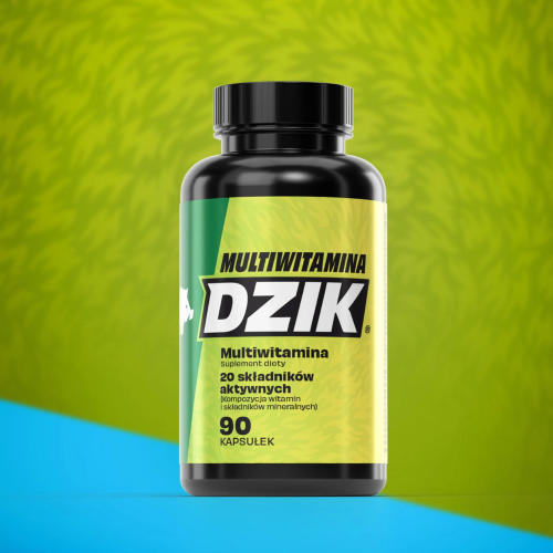DZIK Multiwitamina 90 kapsułek – grafika produktu