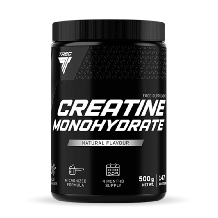 TREC Creatine Monohydrate 500 g Natural Flavour – kreatyna z witaminą B6