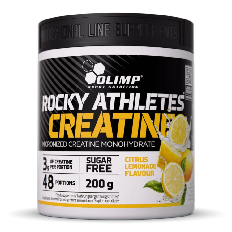 OLIMP Rocky Athletes Creatine Citrus Lemonade 200 g – kreatyna lemoniada cytrynowa