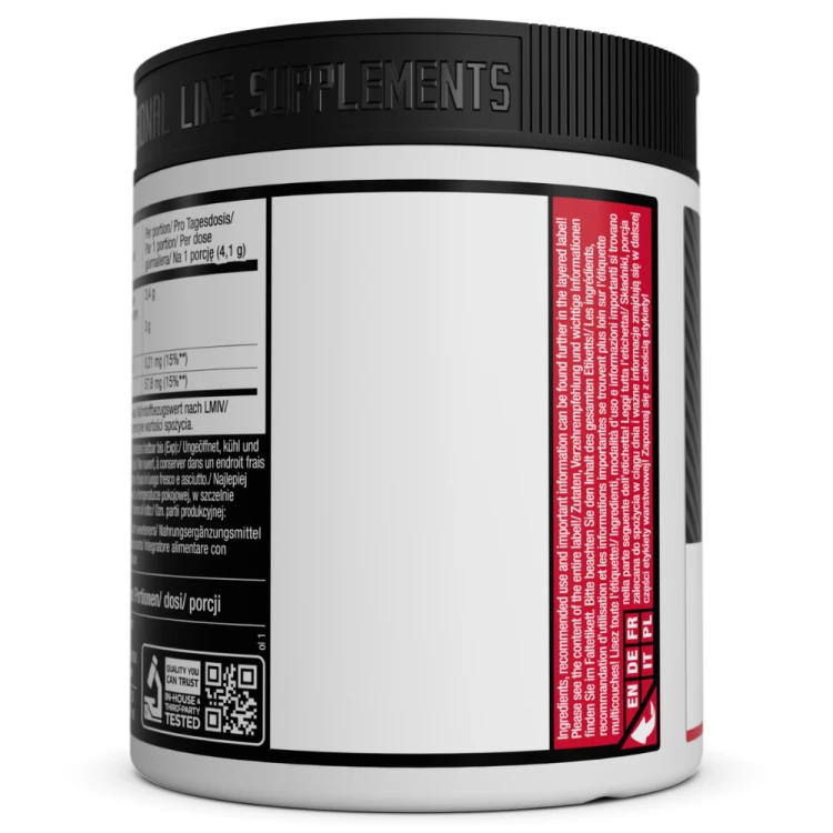 OLIMP Rocky Athletes Creatine Very Cherry 200 g – boczna etykieta kreatyny wiśniowej