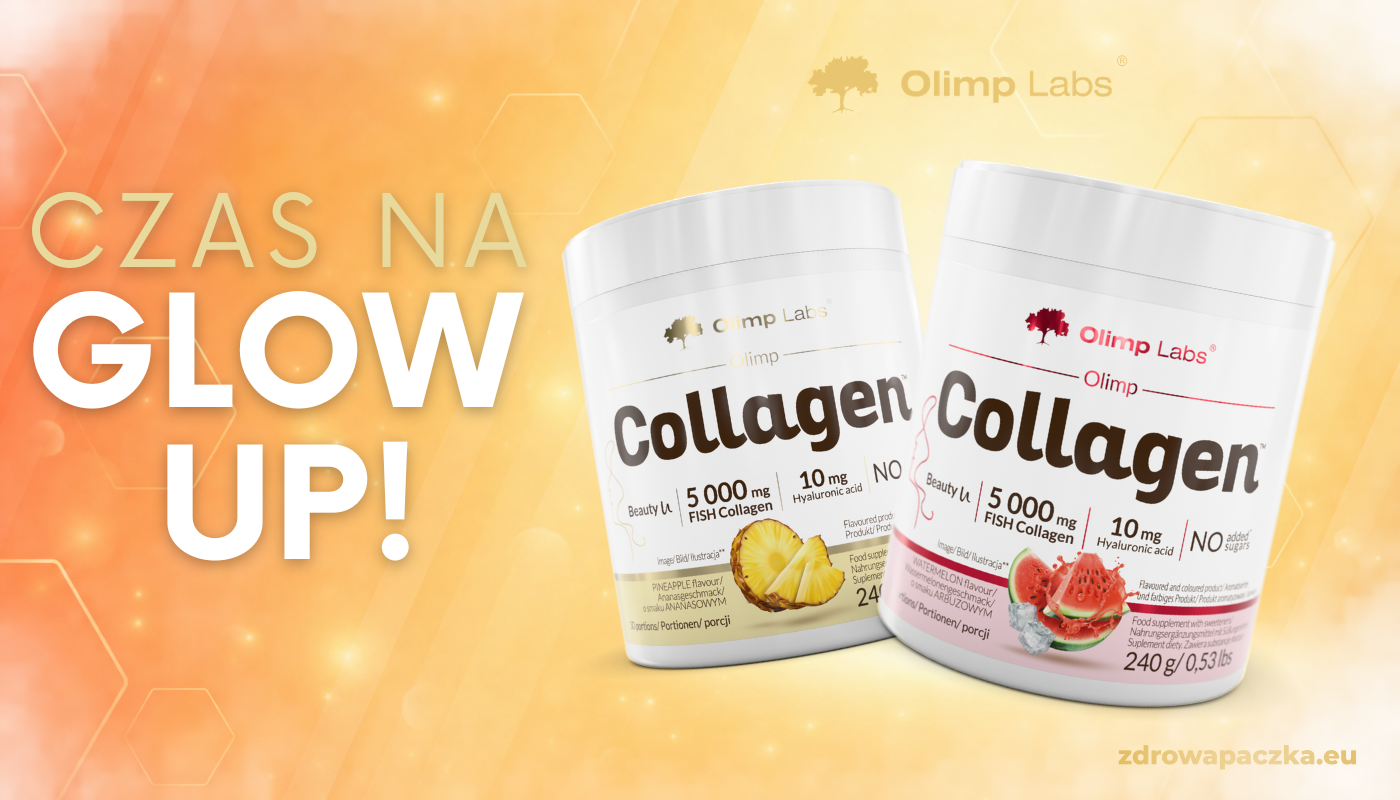 OLIMP Collagen 240 g – 5000 mg kolagenu rybiego, smaki Ananas i Arbuz