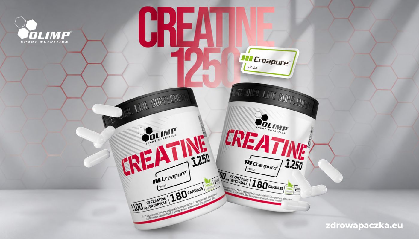 OLIMP Creatine 1250 Creapure – monohydrat kreatyny 180 kapsułek